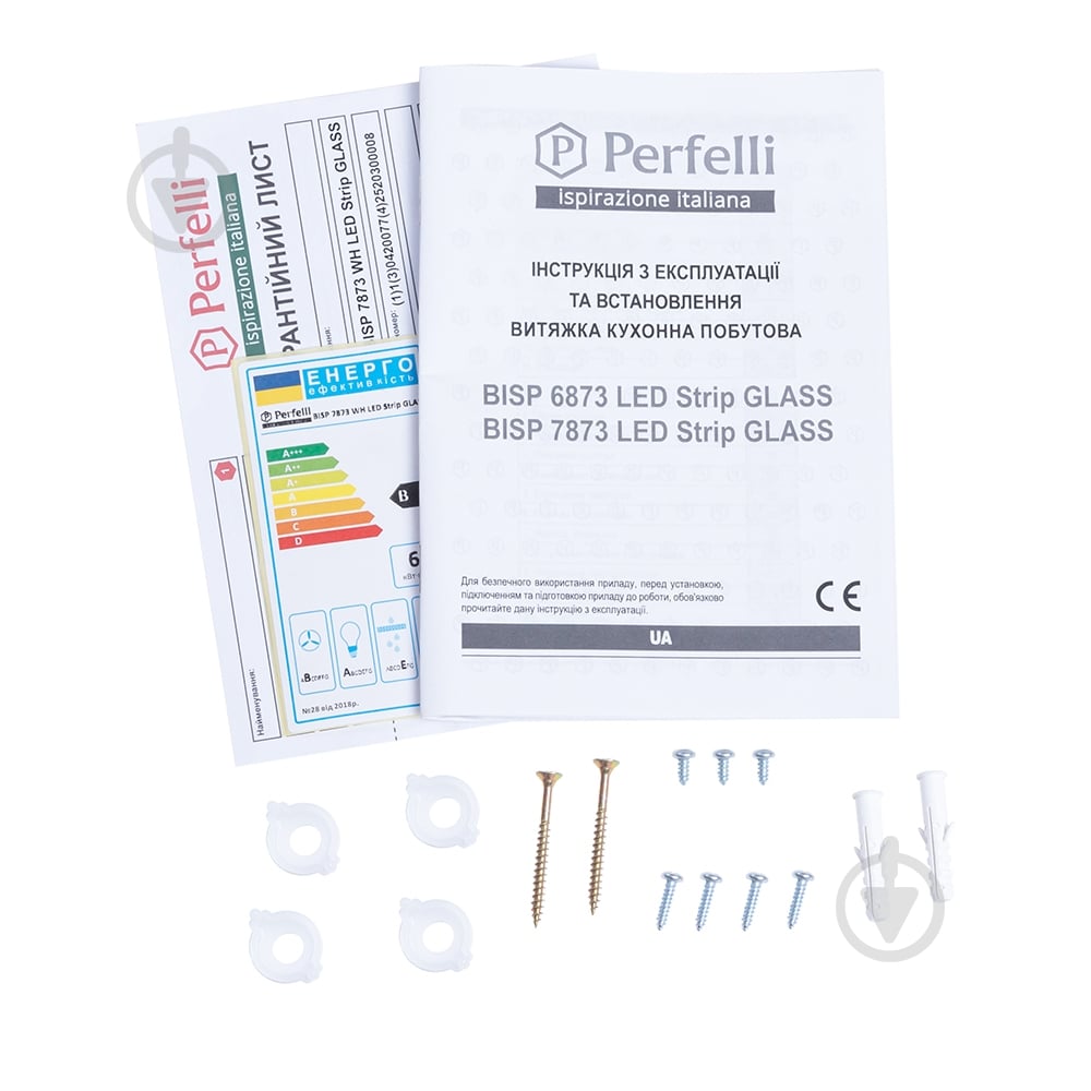 Вытяжка Perfelli BISP 7873 WH LED Strip GLASS - фото 15 Вытяжка Perfelli BISP 7873 WH LED Strip GLASS - фото 15