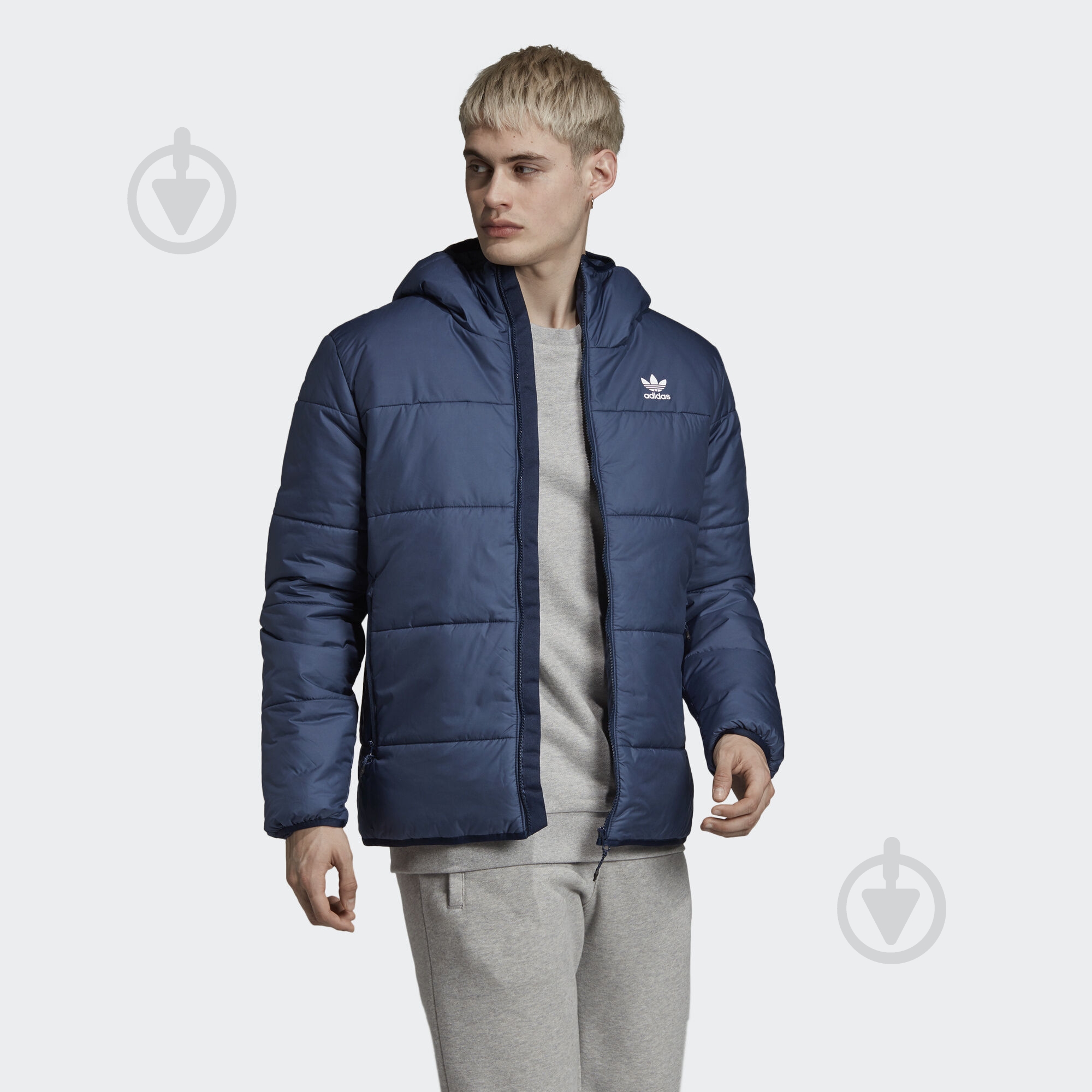Куртка Adidas JACKET PADDED ED5828 р.XL темно-синяя - фото 4