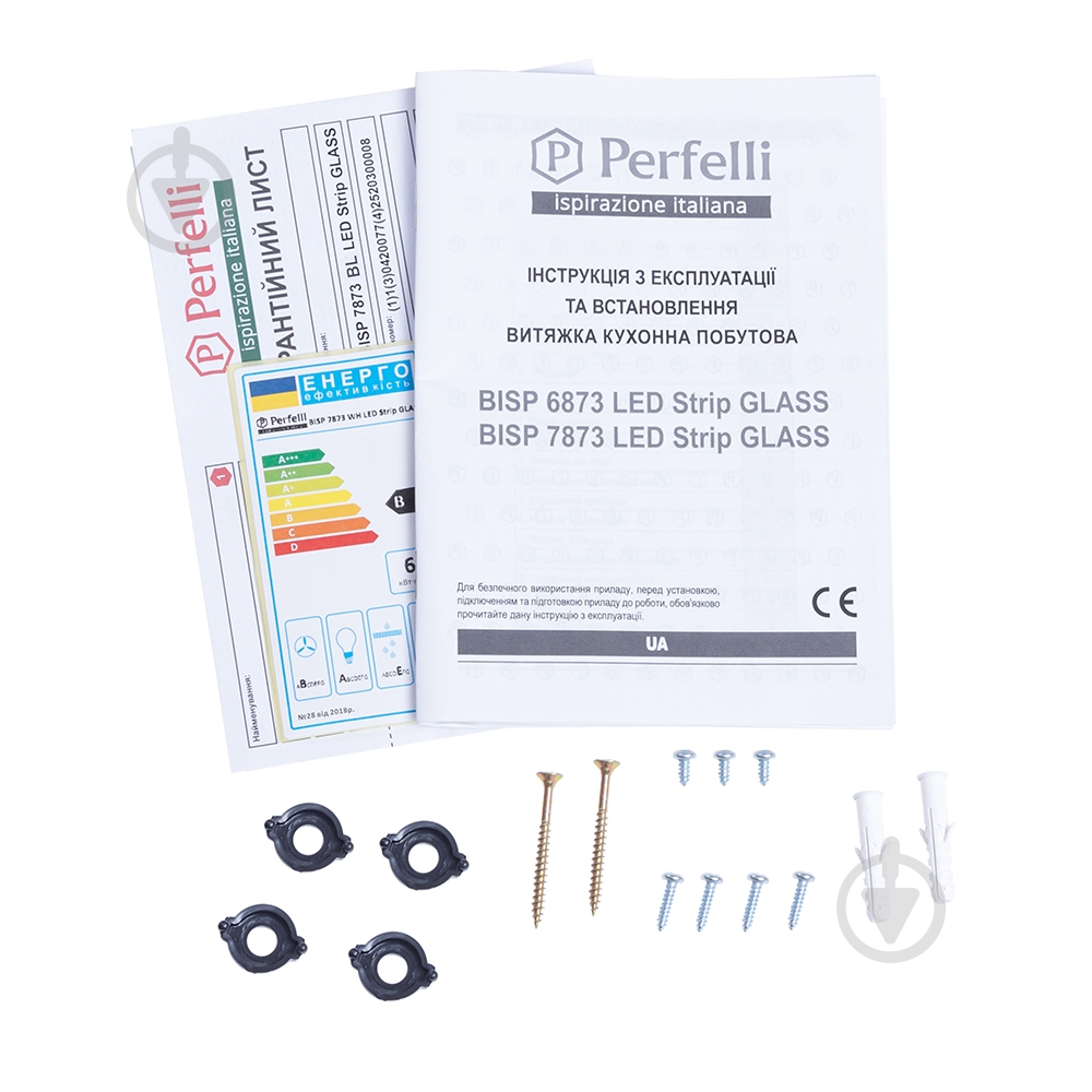 Вытяжка Perfelli BISP 7873 BL LED Strip GLASS - фото 16 Вытяжка Perfelli BISP 7873 BL LED Strip GLASS - фото 16
