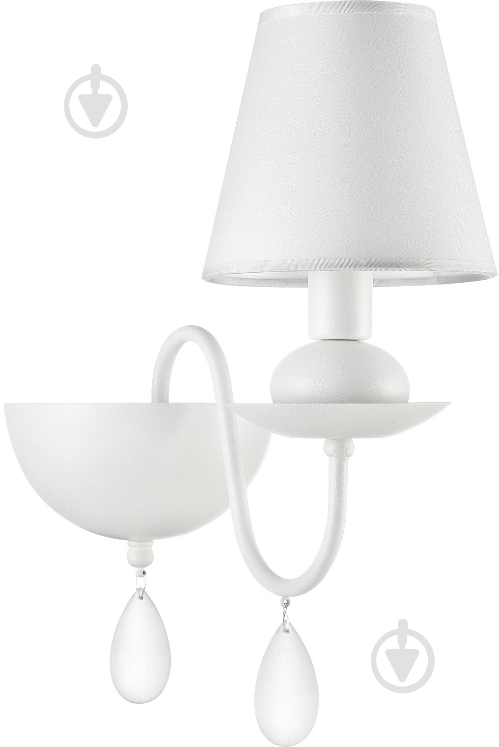 Бра Victoria Lighting 1x40 Вт E14 белый Belladonna - фото 1 Бра Victoria Lighting 1x40 Вт E14 белый Belladonna - фото 1