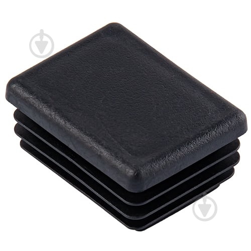 Заглушка на трубу прямоугольная snapt 44967 черная 20 шт. 25х50 мм внутреняя - фото 1