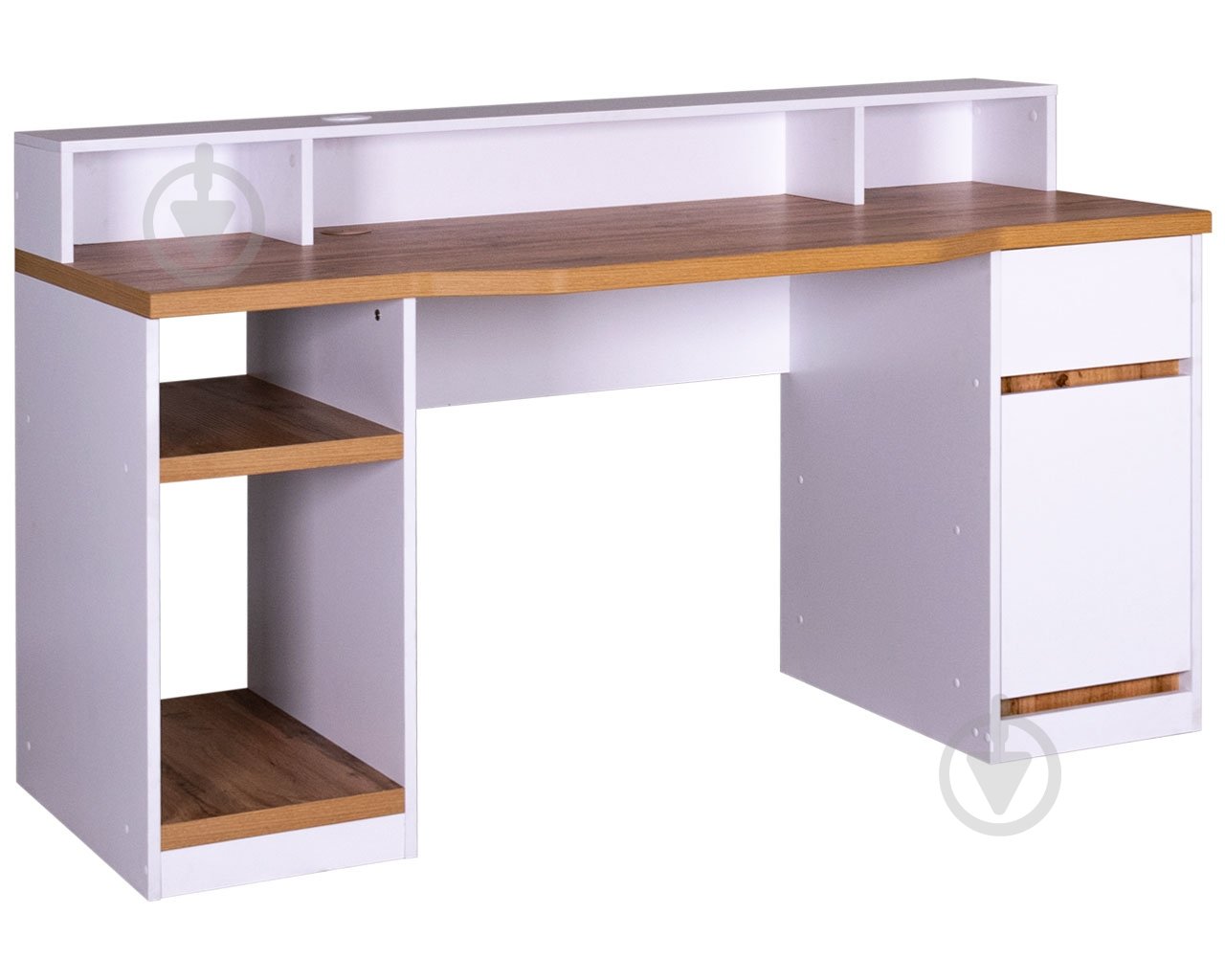 Стол письменный DC Фоджа 750х1550х700 мм нимфея альба/дуб тахо - фото 1