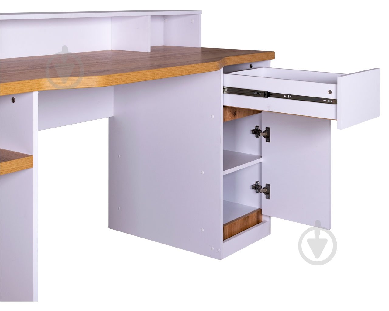 Стол письменный DC Фоджа 750х1550х700 мм нимфея альба/дуб тахо - фото 4