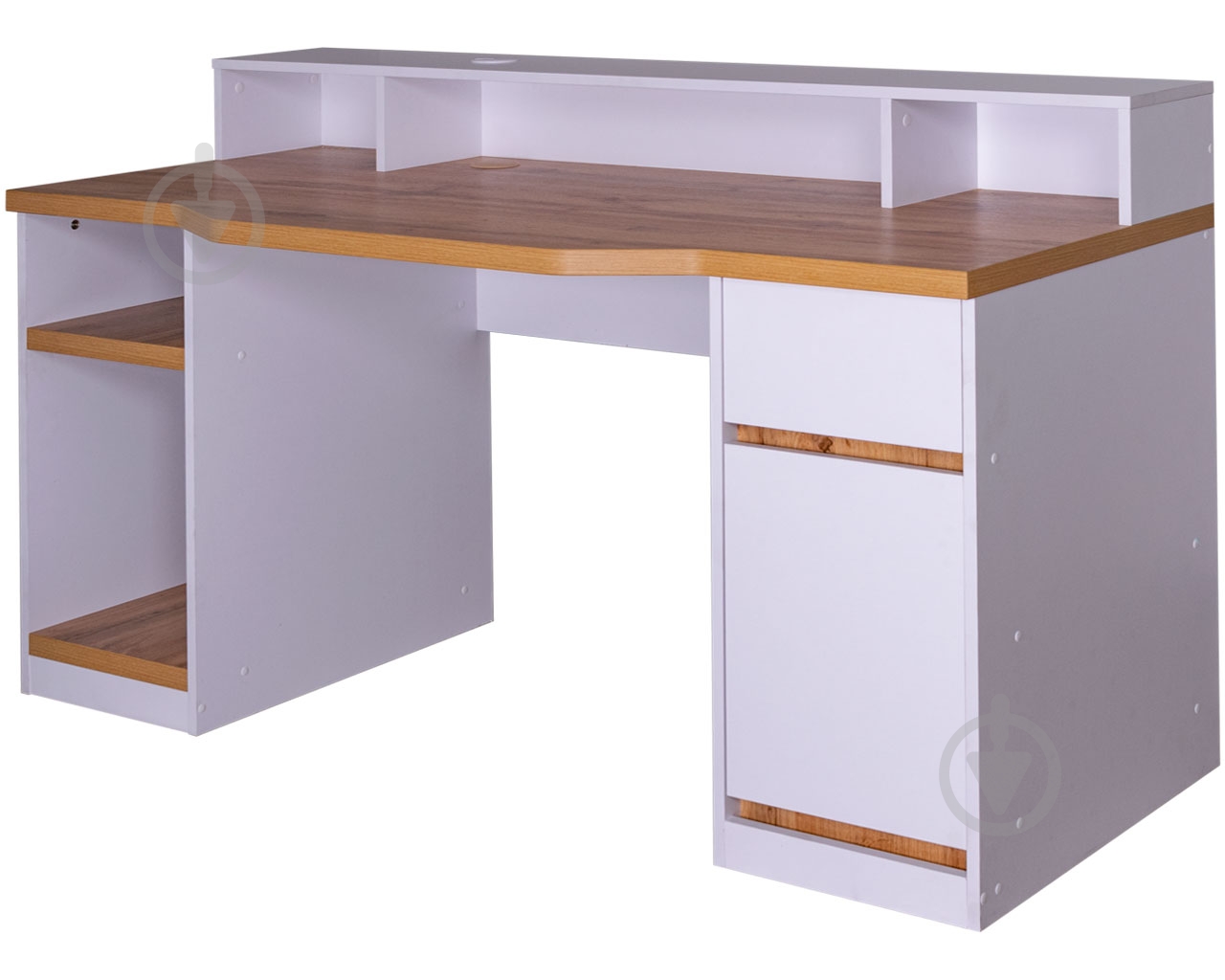 Стол письменный DC Фоджа 750х1550х700 мм нимфея альба/дуб тахо - фото 3