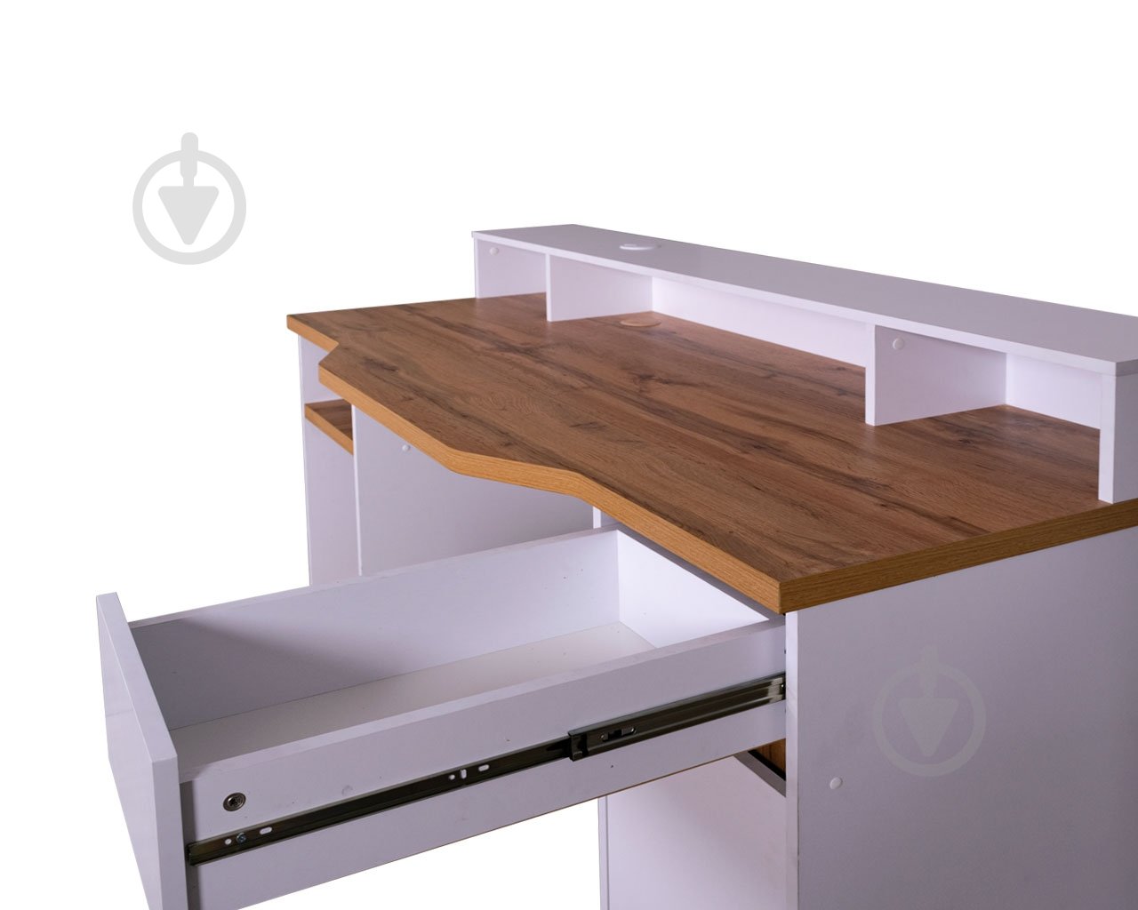 Стол письменный DC Фоджа 750х1550х700 мм нимфея альба/дуб тахо - фото 5