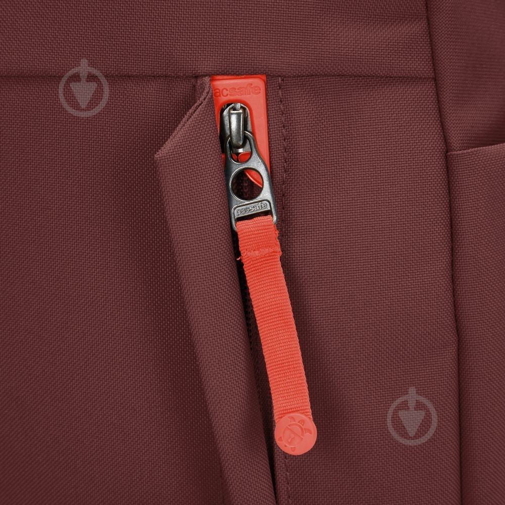 Рюкзак Pacsafe GO backpack 35110345 15 л бордовый - фото 9