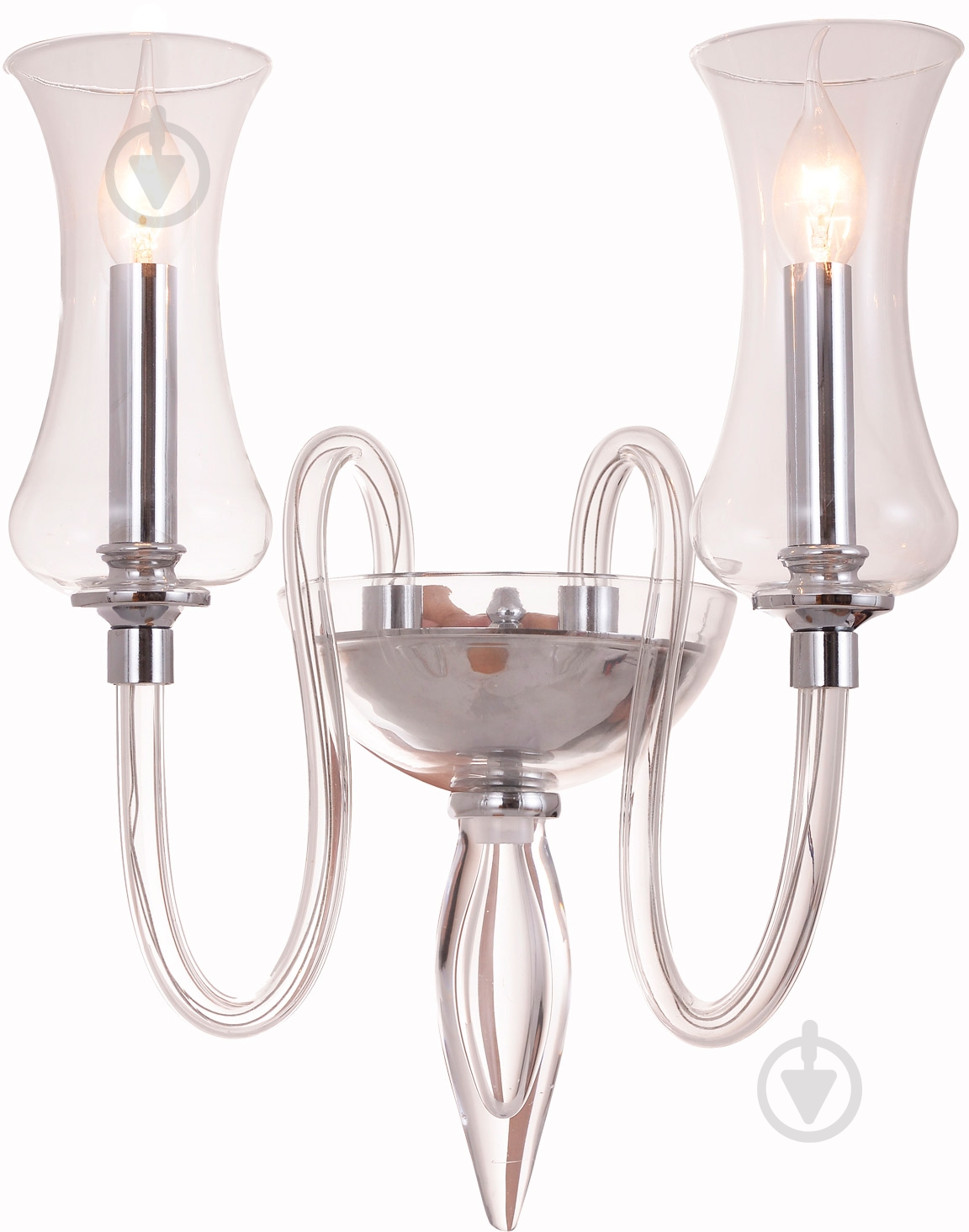 Бра Victoria Lighting 2x40 Вт E14 прозрачный Capella - фото 1
