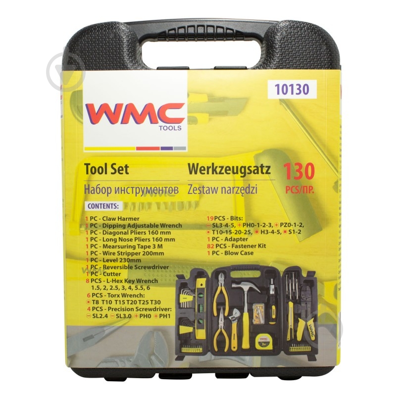 Набор ручного инструмента WMC TOOLS 130 шт. WT-10130 - фото 4