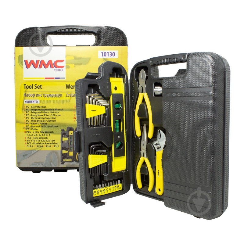 Набор ручного инструмента WMC TOOLS 130 шт. WT-10130 - фото 1