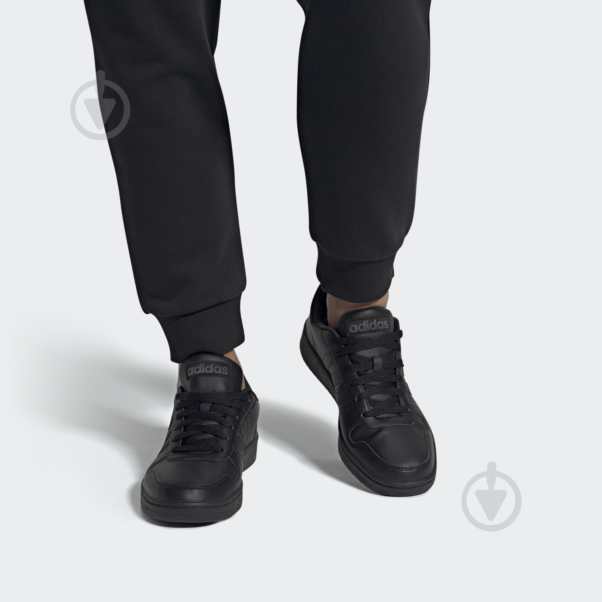 Кроссовки мужские зимние Adidas HOOPS 2.0 EE7422 р.43 1/3 черные - фото 10