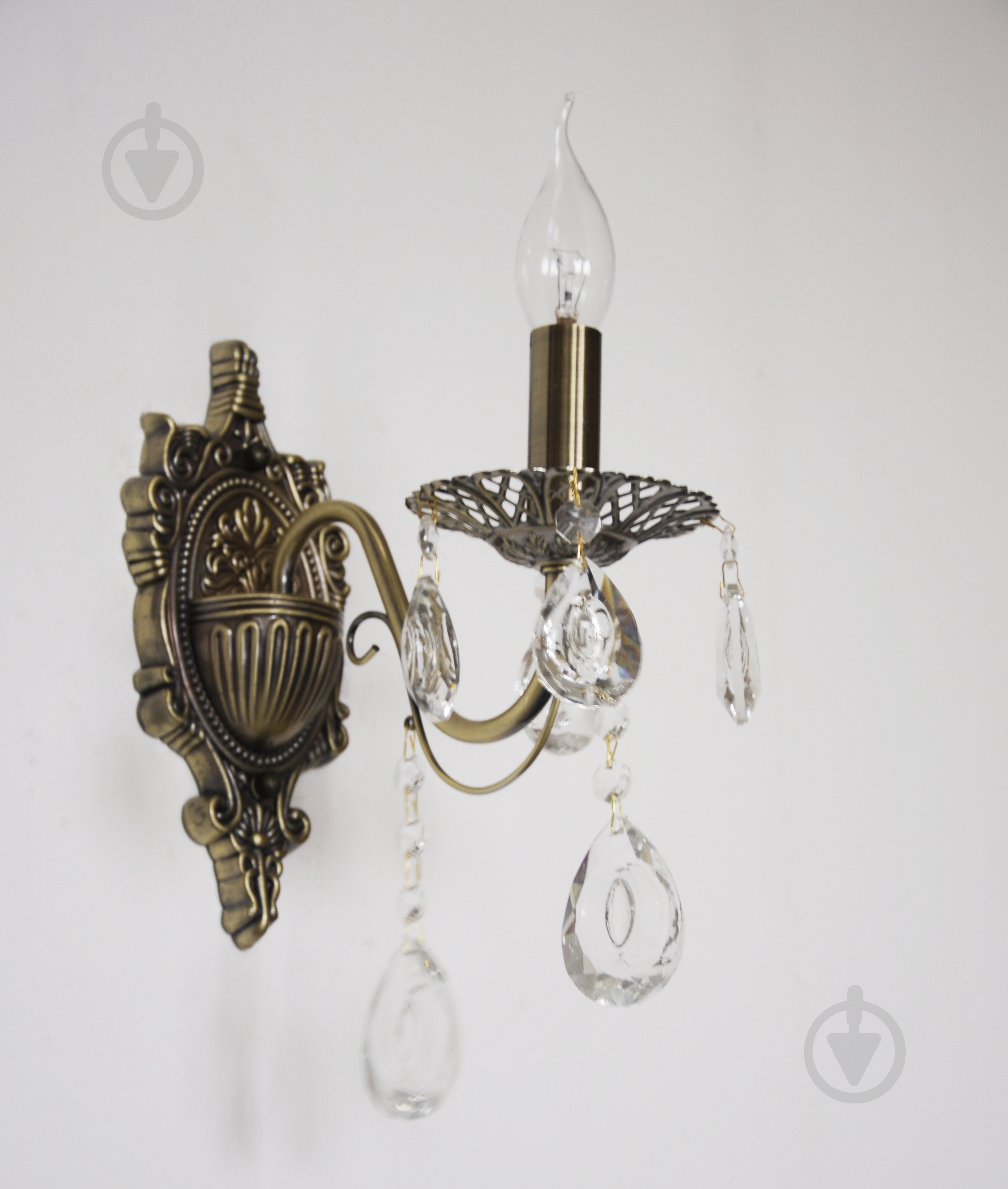 Бра Victoria Lighting 1x40 Вт E14 бронза Candela - фото 1 Бра Victoria Lighting 1x40 Вт E14 бронза Candela - фото 1