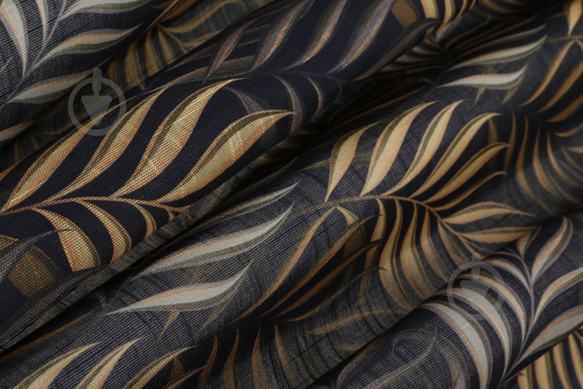 Штора Exclusive Palm Leaves 200х275 см черный La Nuit - фото 2 Штора Exclusive Palm Leaves 200х275 см черный La Nuit - фото 2