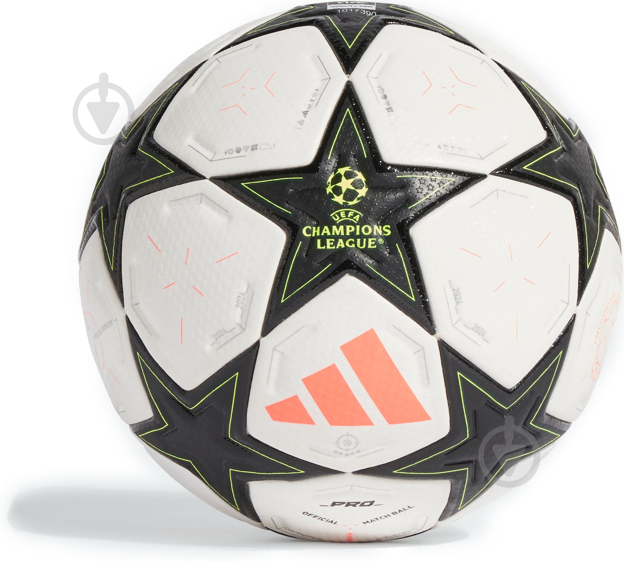 ᐉ Футбольний м'яч Adidas UCL PRO 24/25 LEAGUE IS7438 р.5 • Краща
