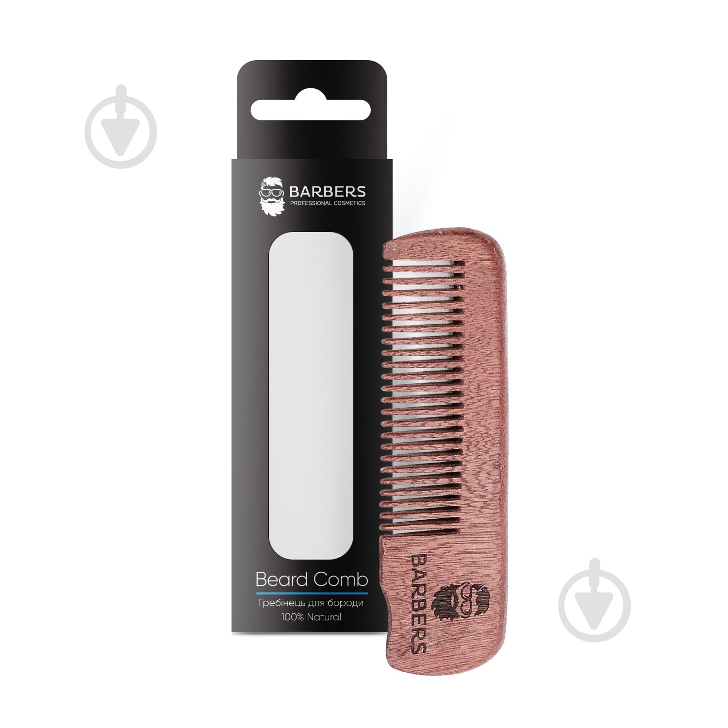 Щітка для бороди та вусів Barbers Beard Comb - фото 1