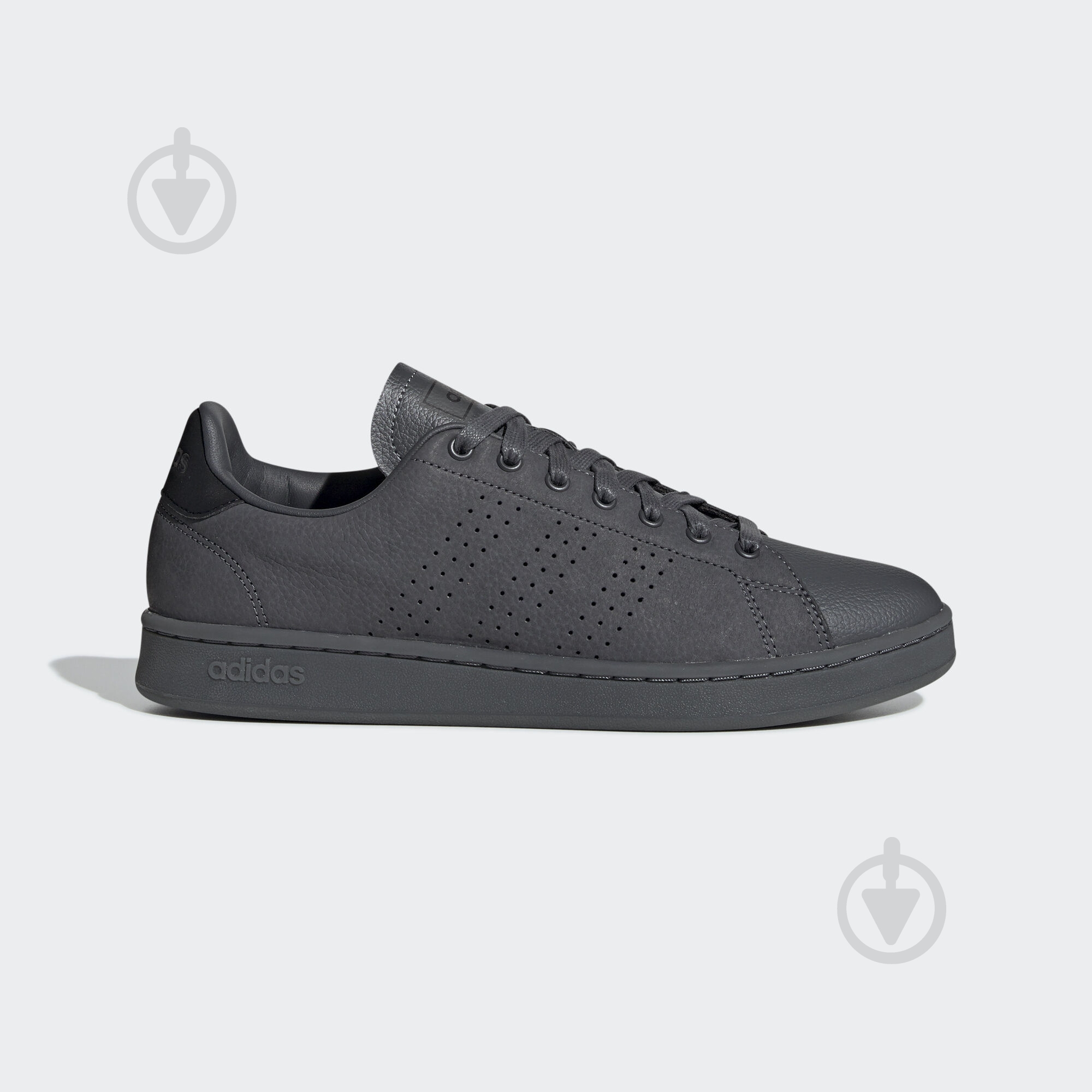 Кроссовки мужские зимние Adidas ADVANTAGE EE7678 р.42 темно-серые - фото 1