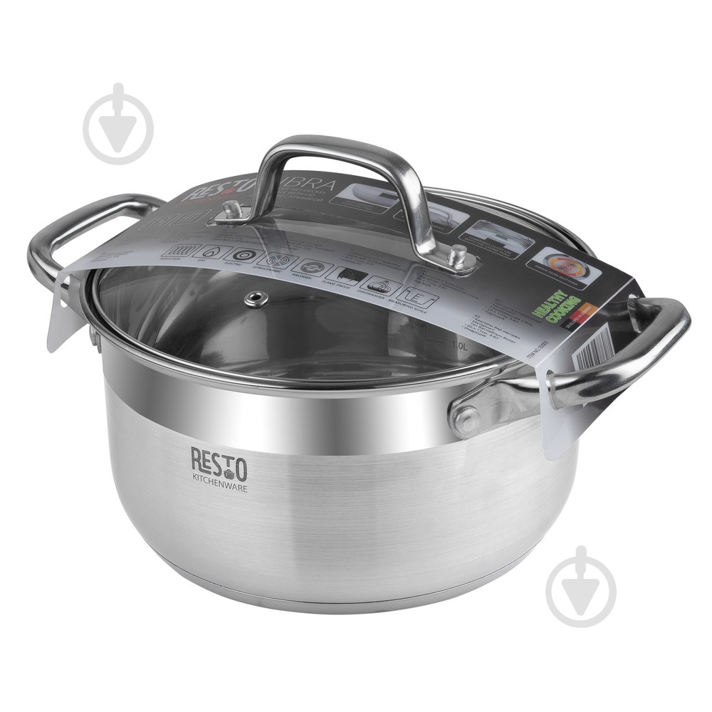 Каструля з кришкою RESTO 3.6 л LIBRA 92003 - фото 3