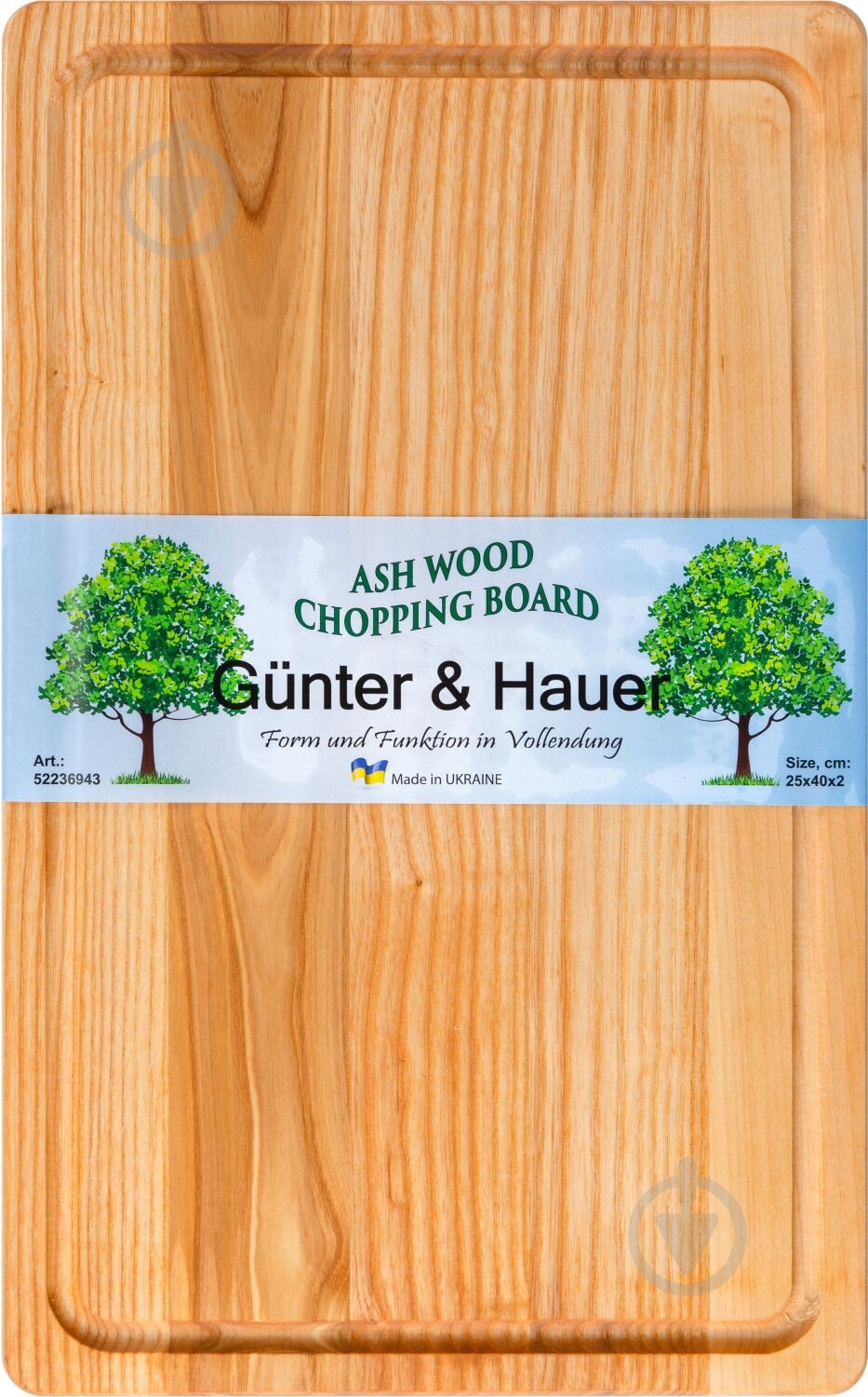 Дошка кухонна універсальна Gunter&Hauer TIS 25x40 - фото 1