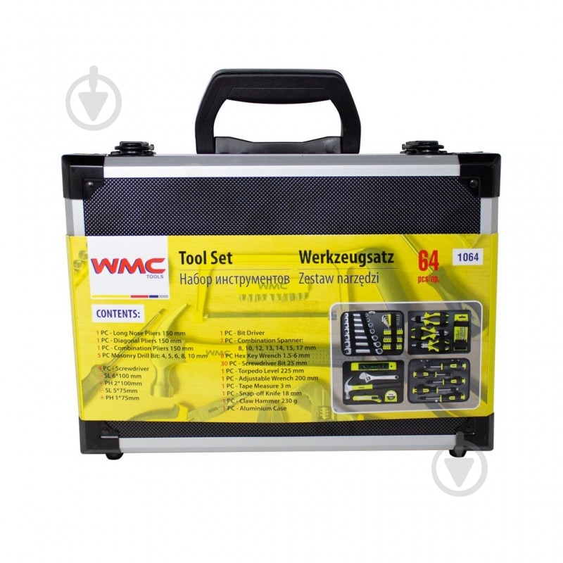 Набор ручного инструмента WMC TOOLS 64 шт. WT-1064 - фото 11