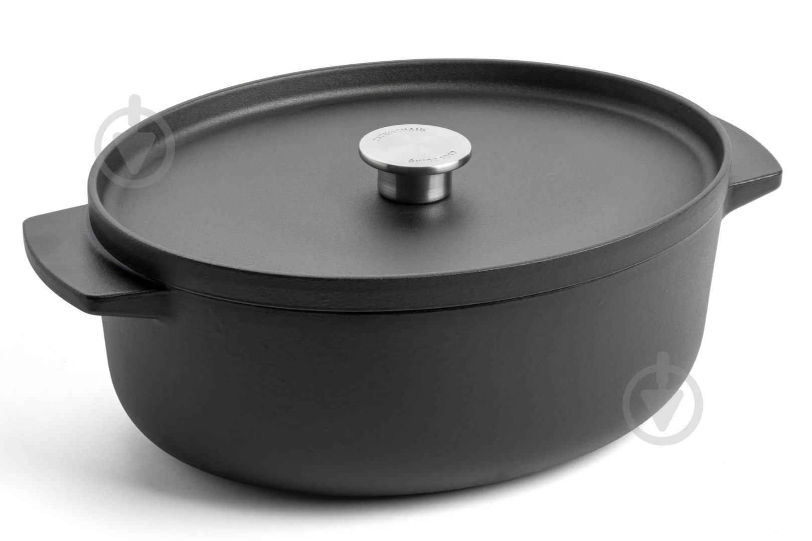 Гусятниця з кришкою KitchenAid Matte Oven-to-table 5,6 л чорна (CC004900-001) - фото 1