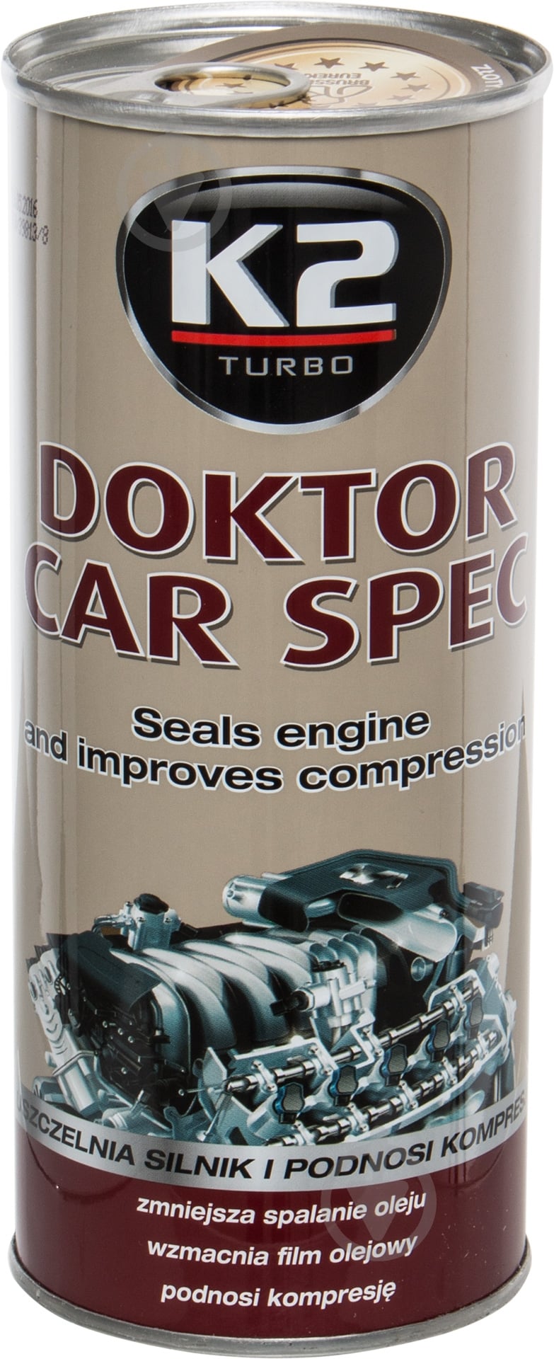 Присадка до мастила K2 DOKTOR CAR SPEC T350 443 мл - фото 1