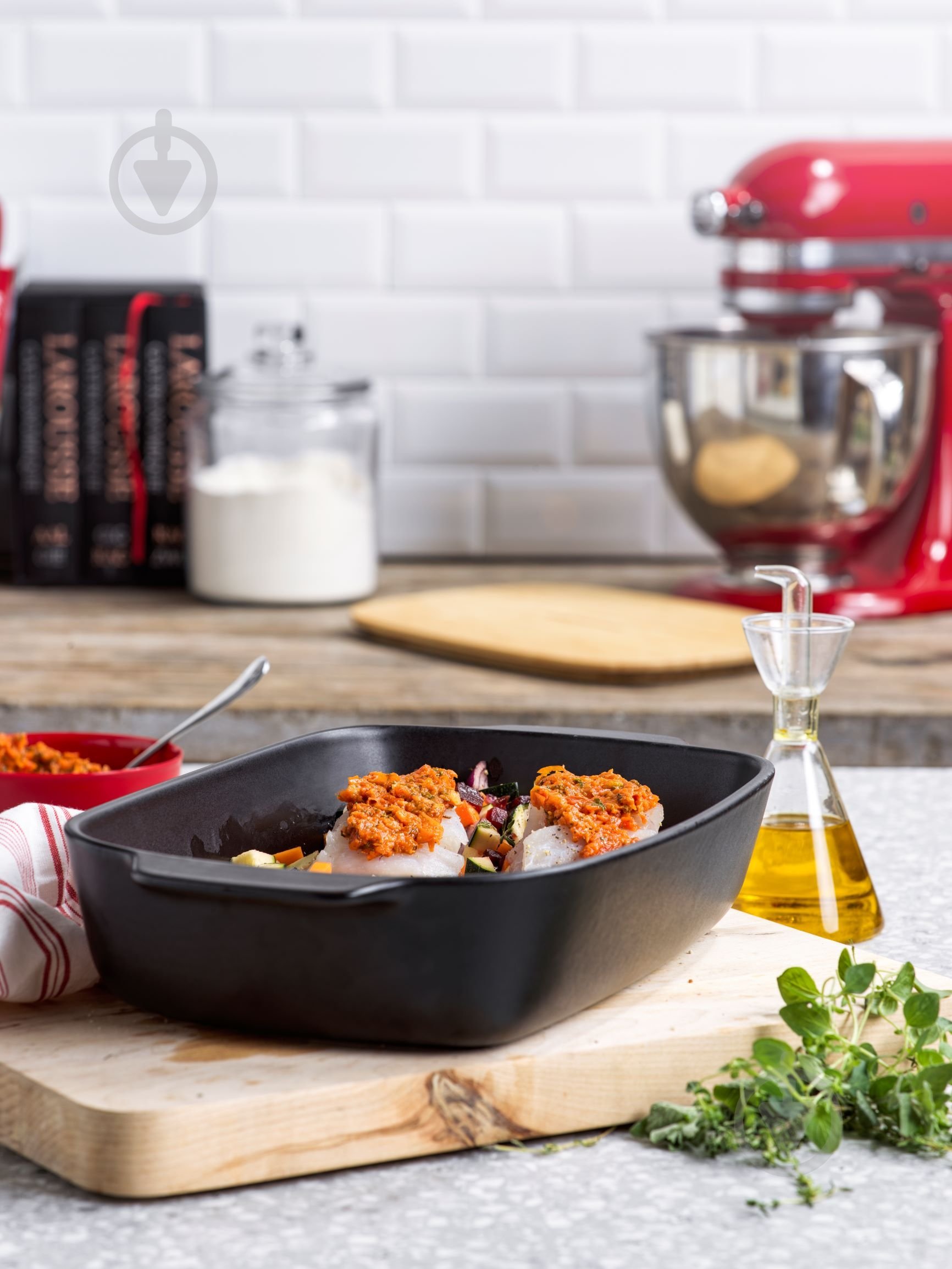 Форма для випічки KitchenAid Matte Oven-to-table керамогранітна Large 39x23.5x7,5 см (CC004970-001) - фото 6