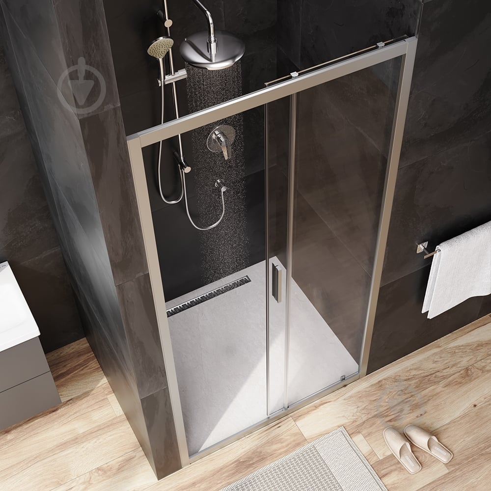 Душевые двери AM.PM W90UG-100-1S-195MT Gem Solo Slide - фото 3 Душевые двери AM.PM W90UG-100-1S-195MT Gem Solo Slide - фото 3