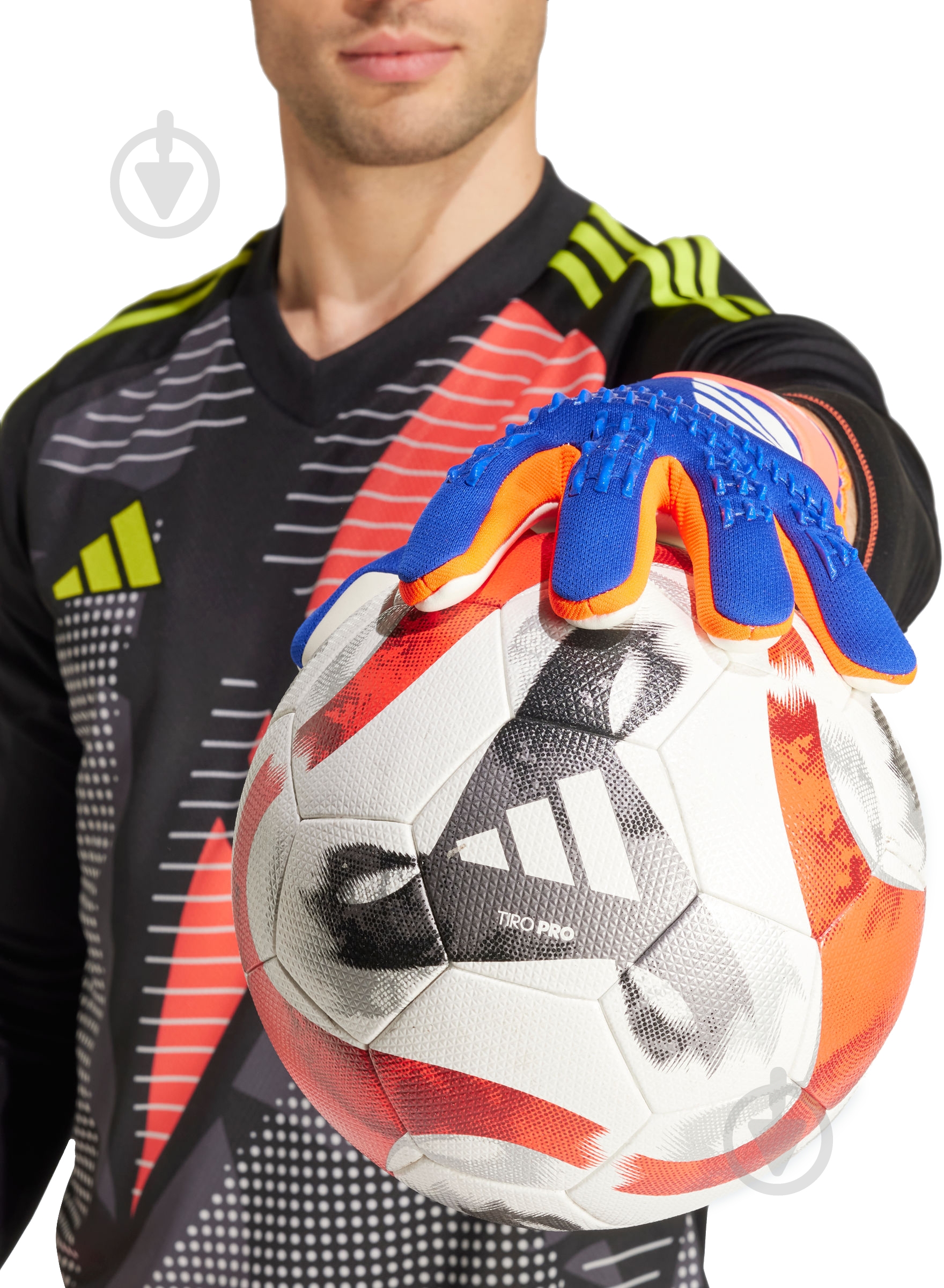 Вратарские перчатки Adidas PREDATOR LEAGUE IX3860 9 синий - фото 6 Вратарские перчатки Adidas PREDATOR LEAGUE IX3860 9 синий - фото 6