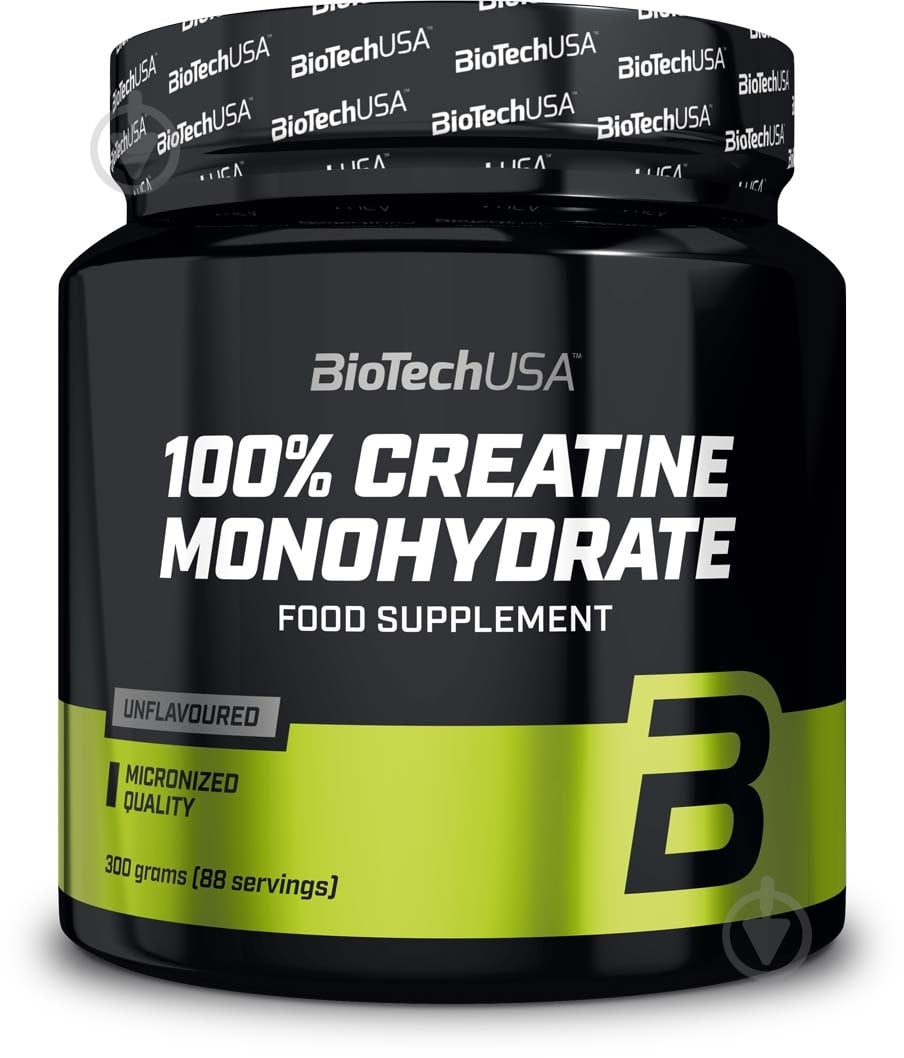 Креатин моногидрат BioTechUSA 100% Creatine Monohydrate без вкуса 300 г - фото 1