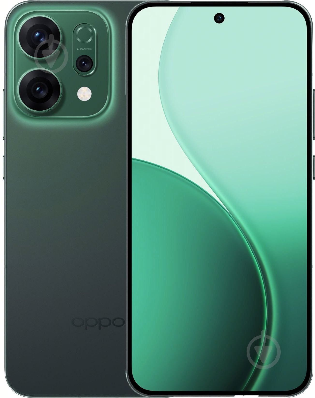Смартфон OPPO Reno14 CPH2737 12/256GB luminous green (CPH2737) - фото 1