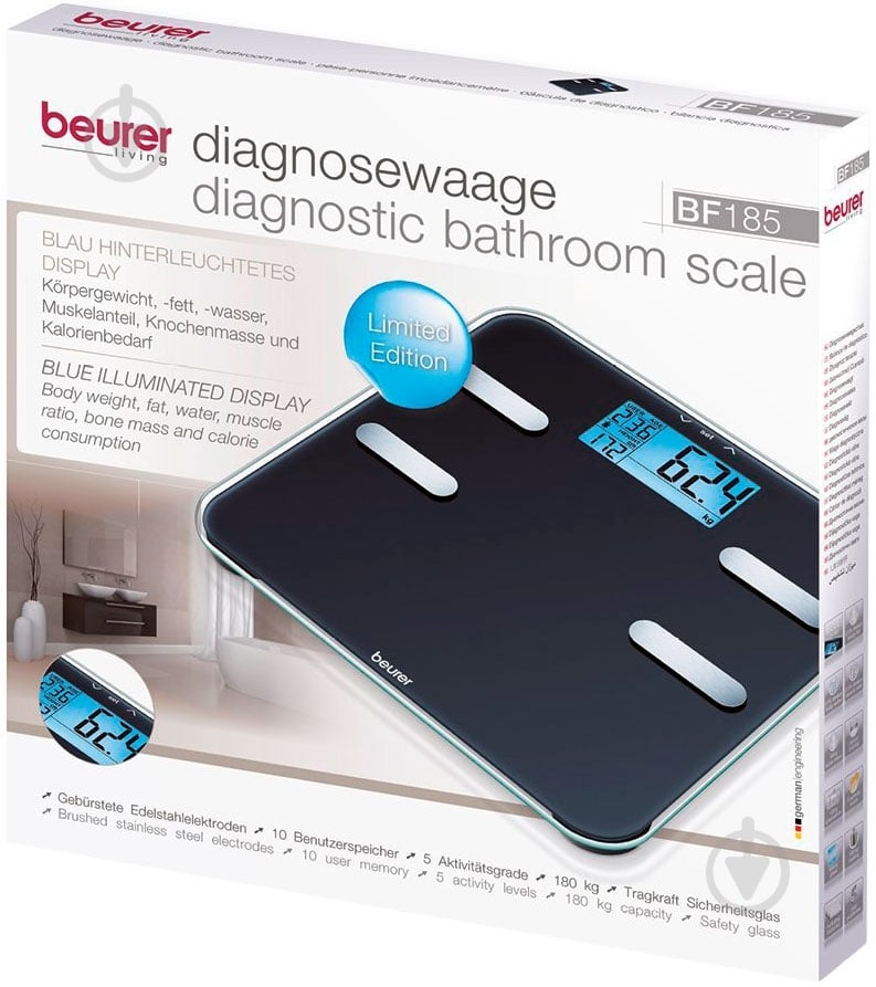 Весы напольные Beurer BF 185 - фото 2