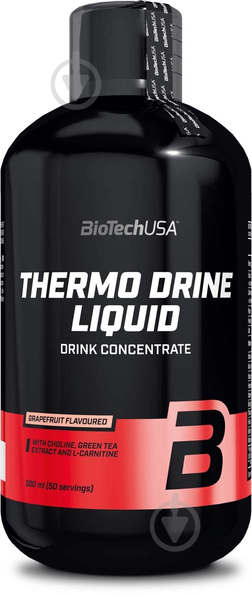 Жиросжигатель BioTechUSA Thermo Drine Liquid Грейпфрут 500 мл - фото 1 Жиросжигатель BioTechUSA Thermo Drine Liquid Грейпфрут 500 мл - фото 1