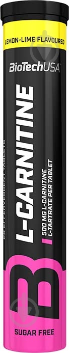 L-карнитин BioTechUSA Effervescent L-Carnitine 500 mg чернично-малиновый 102 г 20 капс. - фото 1