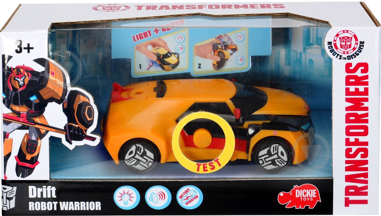 Іграшка Dickie Toys Автомобіль-трансформер Дріфт 3113004 - фото 3