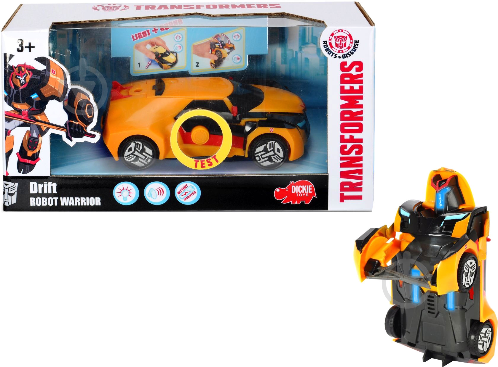 Іграшка Dickie Toys Автомобіль-трансформер Дріфт 3113004 - фото 2