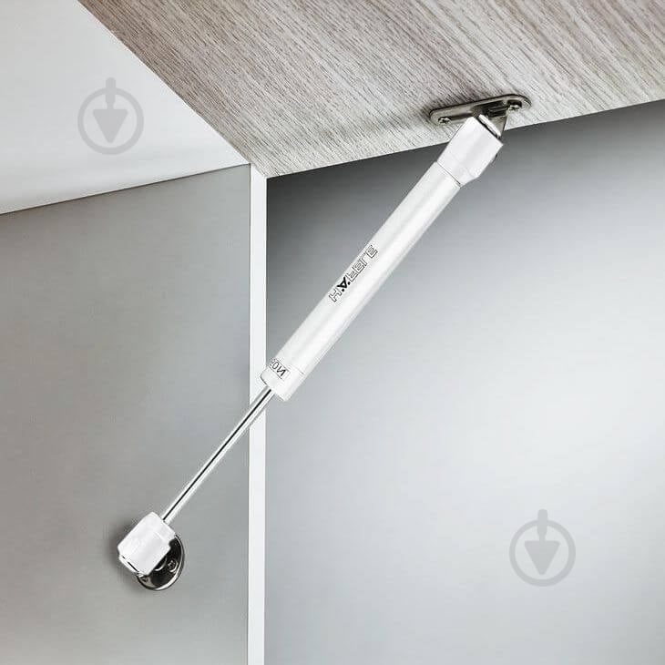 Амортизатор Hafele мебельный 60N сталь белый 373.82.145 газовый без доводчика - фото 2 Амортизатор Hafele мебельный 60N сталь белый 373.82.145 газовый без доводчика - фото 2