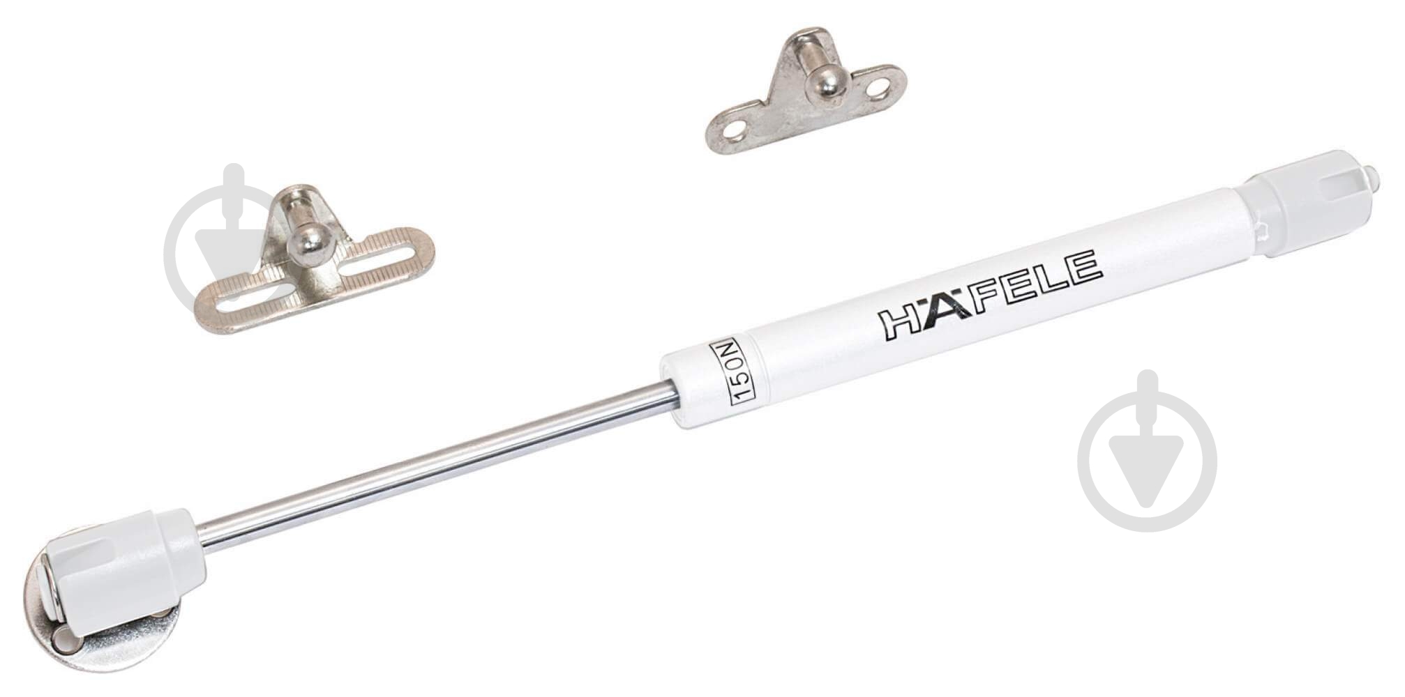 Амортизатор Hafele мебельный 60N сталь белый 373.82.145 газовый без доводчика - фото 1 Амортизатор Hafele мебельный 60N сталь белый 373.82.145 газовый без доводчика - фото 1