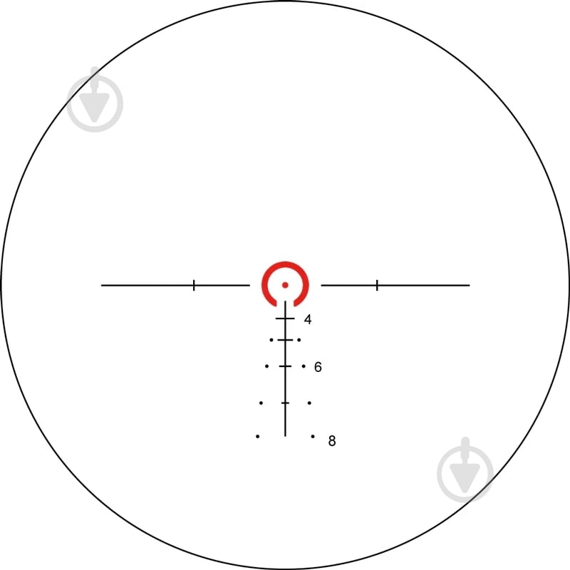 Прицел оптический XD Precision Black-C.Q.B F2 1-6x24 сетка BDC - фото 6