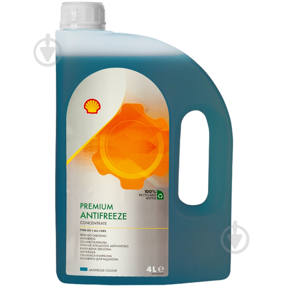 Антифриз SHELL 774 C/P G11 від -20 до +104 концентрат 4 л синій (ТОВ-У510760) - фото 1