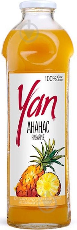 Сок Yan Ананасовый 0,93л - фото 1 Сок Yan Ананасовый 0,93л - фото 1