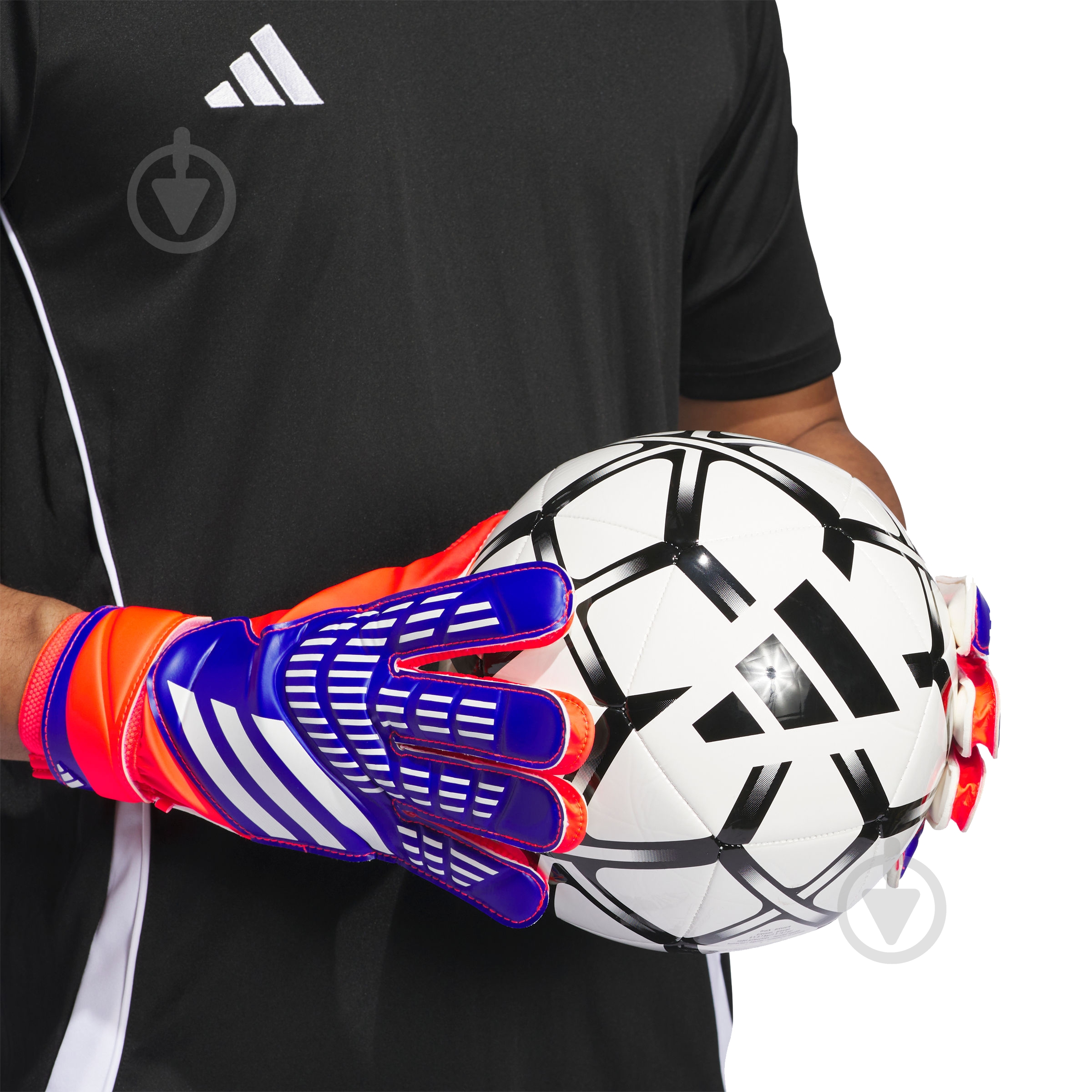 Воротарські рукавиці Adidas PREDATOR TRAINING IX3870 9 синій - фото 7