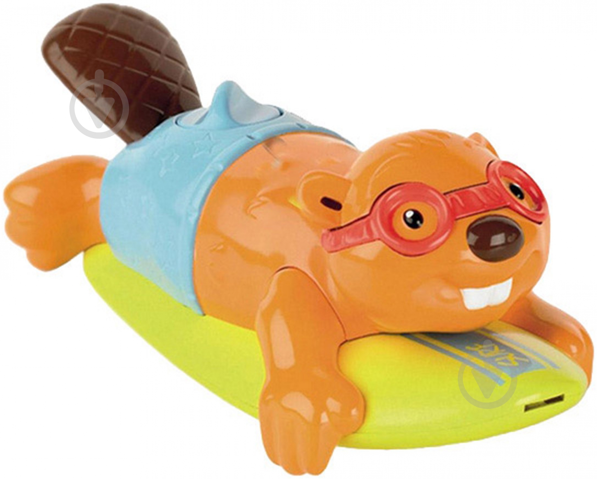 Игрушка для ванны Tomy Поющий бобер на доске для серфинга T72032 - фото 1