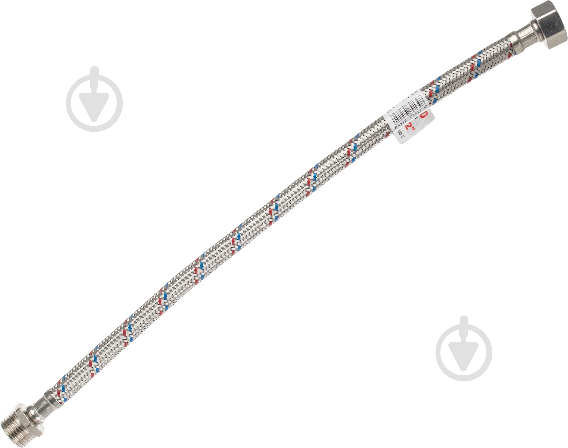 Шланг Valtec для воды 1/2" 40 см г/ш VALTEC Сталь (точеный стальной ниппель) - фото 3 Шланг Valtec для воды 1/2" 40 см г/ш VALTEC Сталь (точеный стальной ниппель) - фото 3