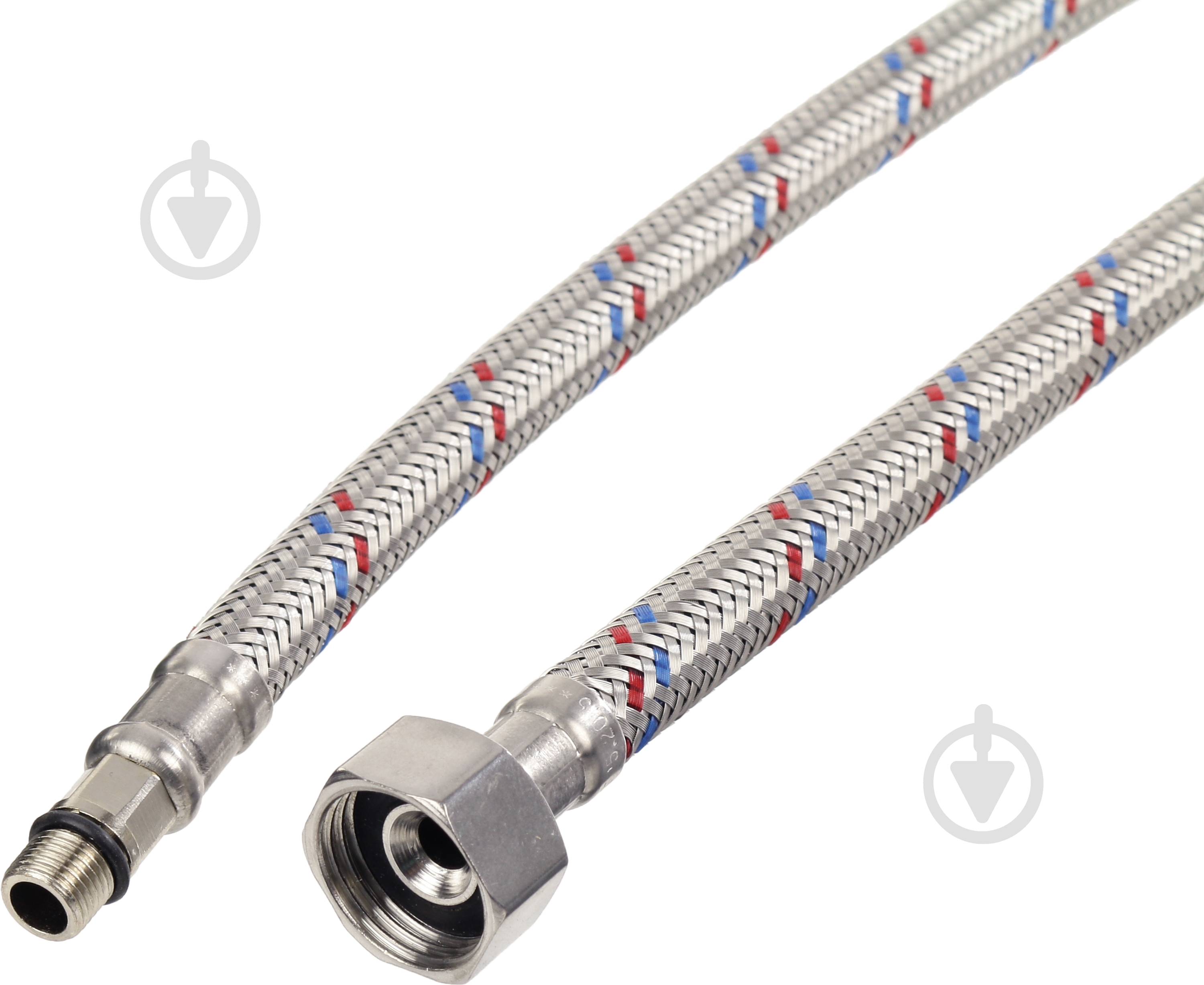Шланг Valtec для воды М10х18 - Г1/2 "50 см VALTEC Сталь, стальной точеный ниппель, 12.5мм - фото 2 Шланг Valtec для воды М10х18 - Г1/2 "50 см VALTEC Сталь, стальной точеный ниппель, 12.5мм - фото 2
