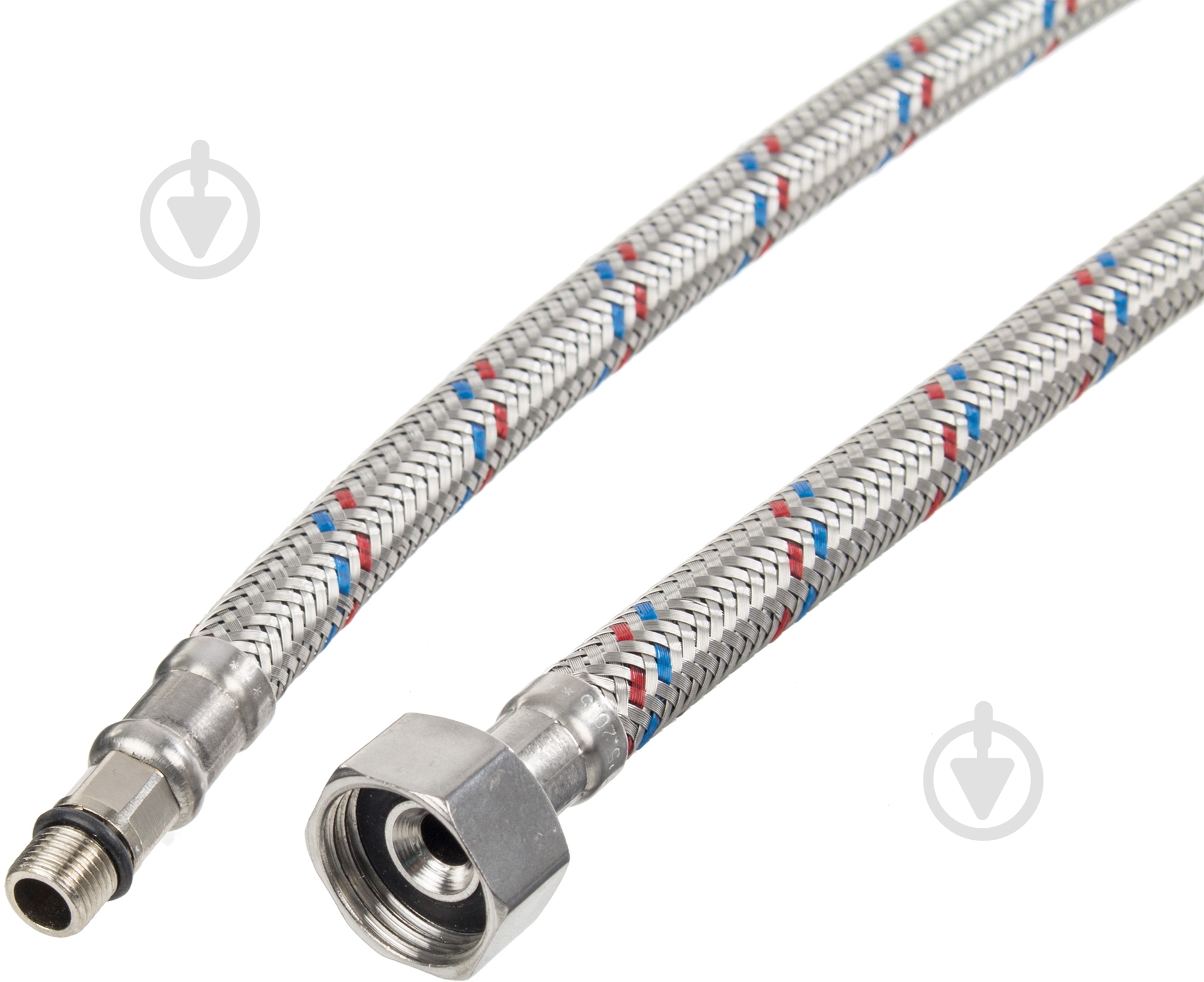 Шланг Valtec для воды М10х18 - Г1/2 "60 см VALTEC Сталь, стальной точеный ниппель, 12.5мм - фото 2 Шланг Valtec для воды М10х18 - Г1/2 "60 см VALTEC Сталь, стальной точеный ниппель, 12.5мм - фото 2
