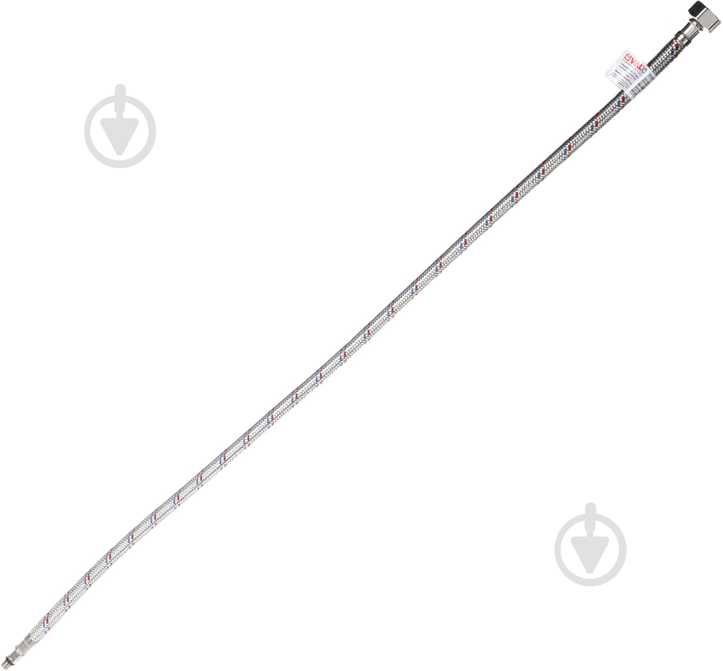 Шланг Valtec для воды М10х18 - Г1/2 "80 см VALTEC Сталь, стальной точеный ниппель, 12.5мм - фото 2 Шланг Valtec для воды М10х18 - Г1/2 "80 см VALTEC Сталь, стальной точеный ниппель, 12.5мм - фото 2