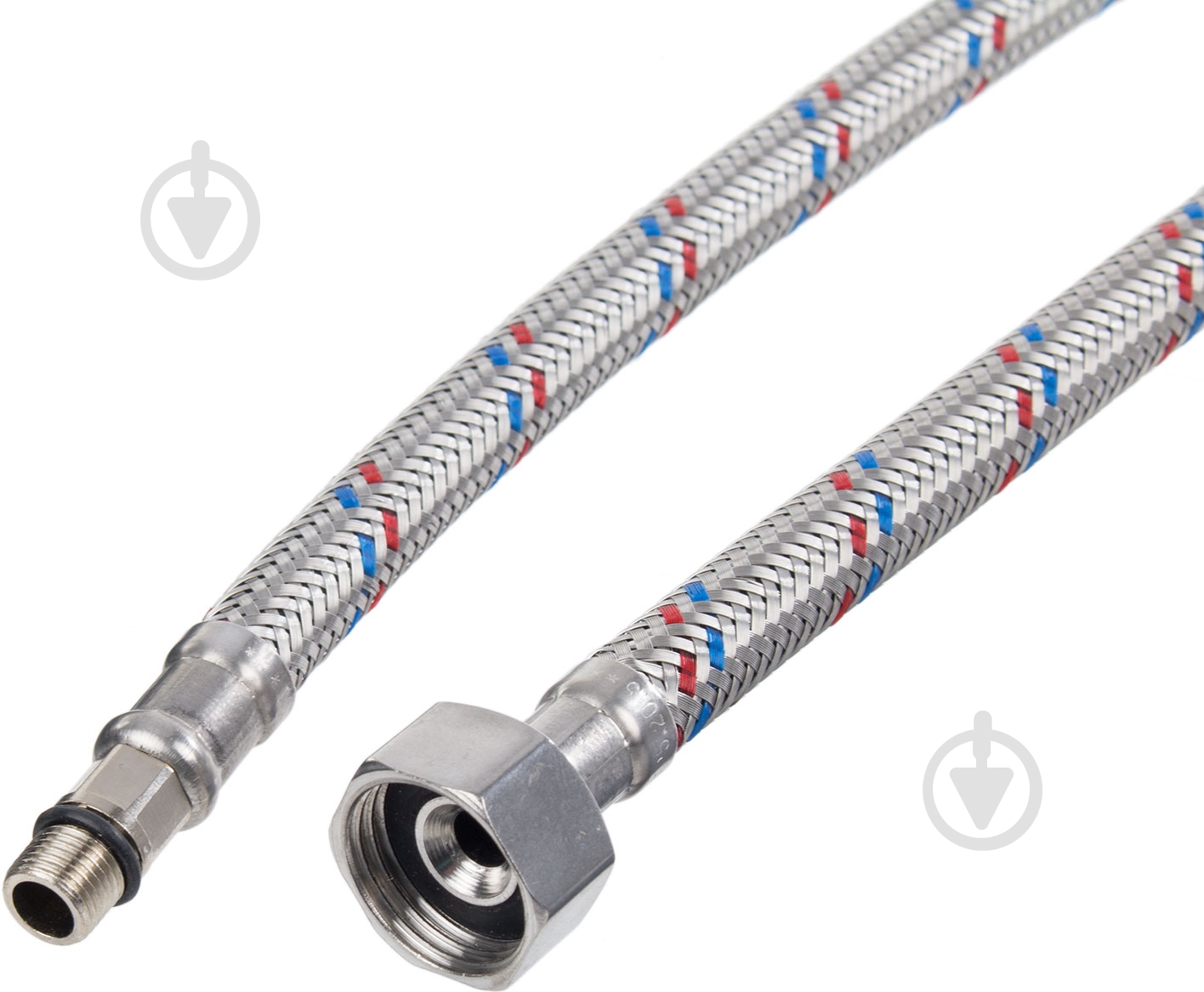 Шланг Valtec для води М10х18 - Г1/2 "100 см VALTEC Сталь, стальний точений ніпель, 12.5мм - фото 3 Шланг Valtec для води М10х18 - Г1/2 "100 см VALTEC Сталь, стальний точений ніпель, 12.5мм - фото 3