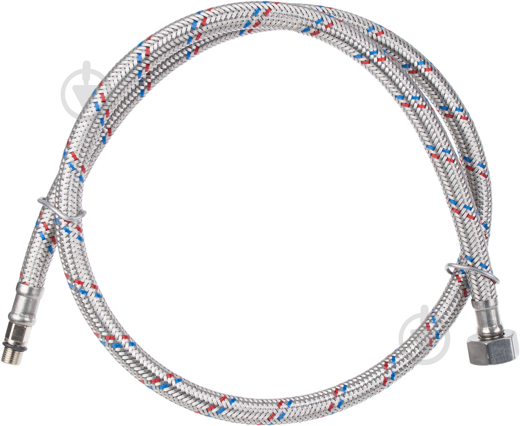 Шланг Valtec для води М10х18 - Г1/2 "100 см VALTEC Сталь, стальний точений ніпель, 12.5мм - фото 2 Шланг Valtec для води М10х18 - Г1/2 "100 см VALTEC Сталь, стальний точений ніпель, 12.5мм - фото 2