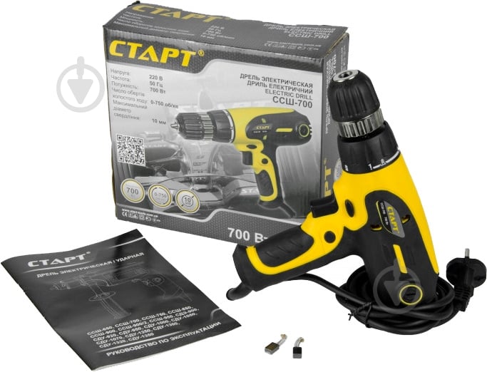 Шуруповерт сетевой START ССШ-700 - фото 4 Шуруповерт сетевой START ССШ-700 - фото 4