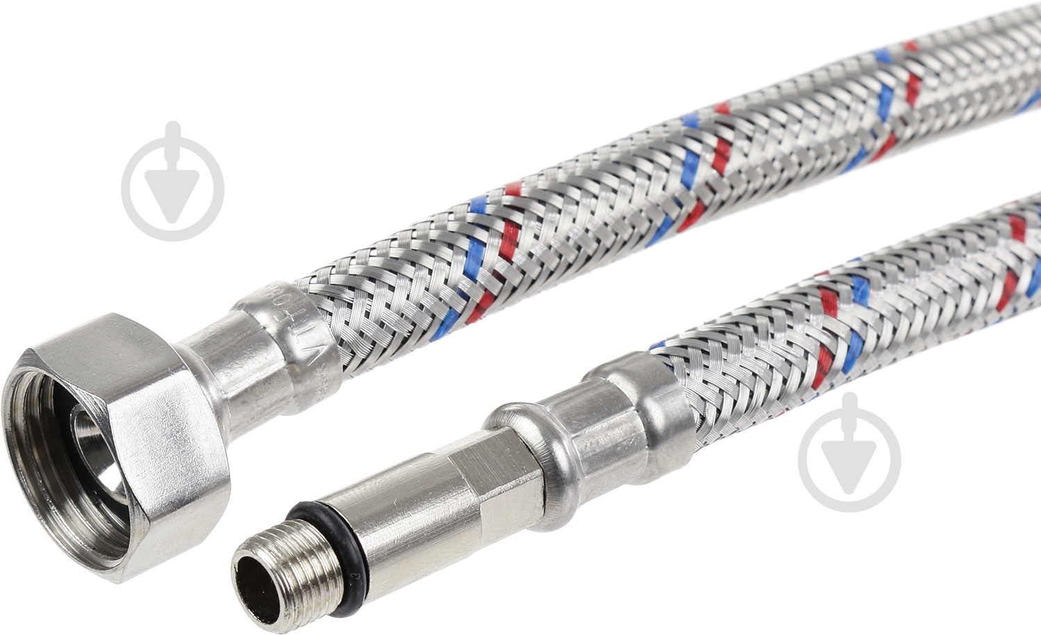 Шланг Valtec для воды М10х35 - Г1/2 "40 см VALTEC Сталь, стальной точеный ниппель, 12.5мм - фото 2 Шланг Valtec для воды М10х35 - Г1/2 "40 см VALTEC Сталь, стальной точеный ниппель, 12.5мм - фото 2