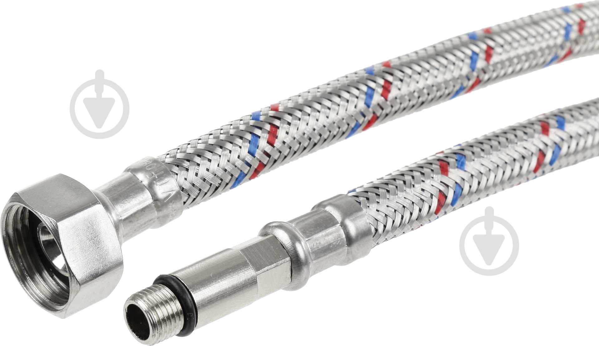Шланг Valtec для воды М10х35 - Г1/2 "120 см VALTEC Сталь, стальной точеный ниппель, 12.5мм - фото 3 Шланг Valtec для воды М10х35 - Г1/2 "120 см VALTEC Сталь, стальной точеный ниппель, 12.5мм - фото 3